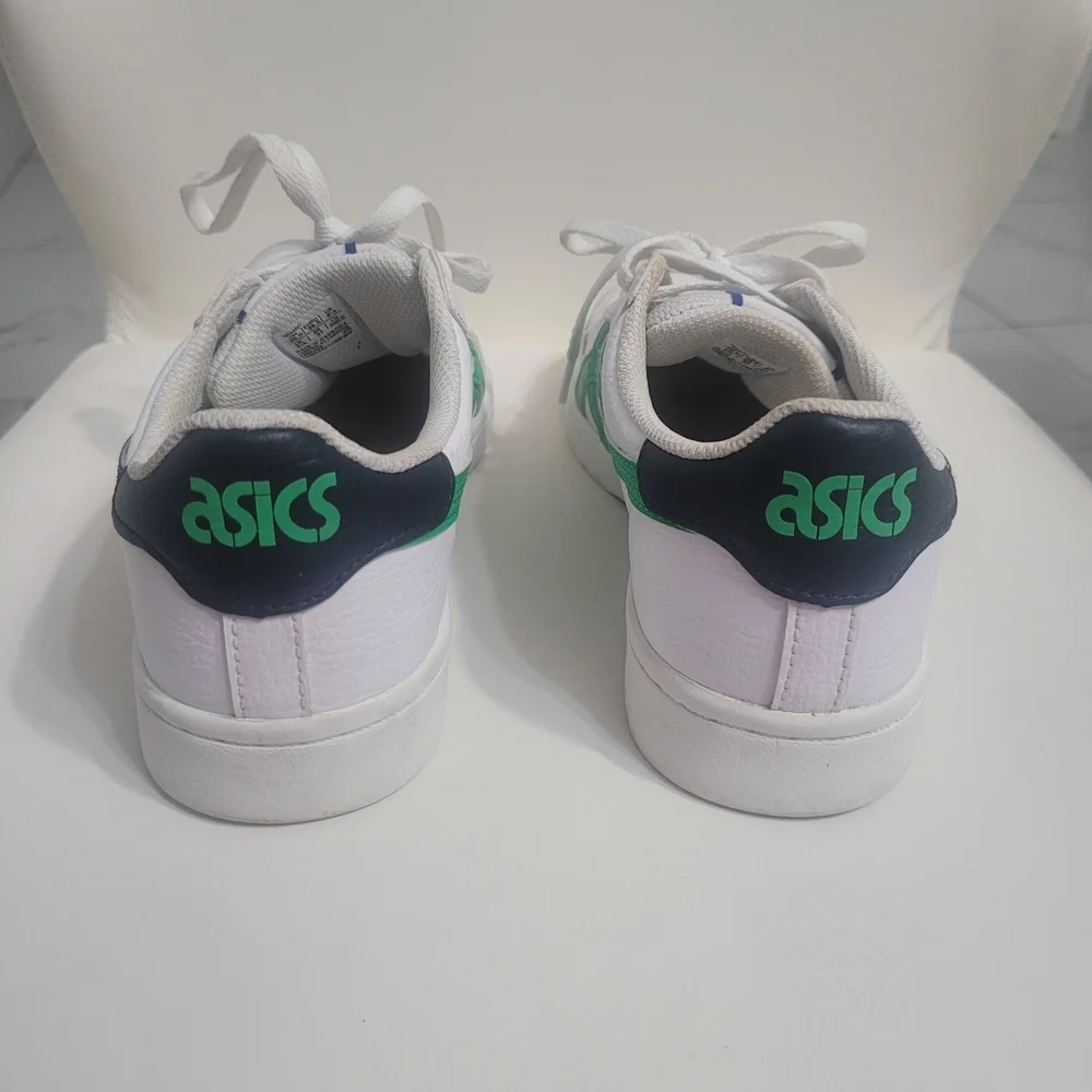 Asics Japan S White Sneakers with Blue and Green Accents Unisex  EUR39.5/ US6.5